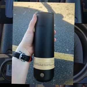 Matte Black Starbucks Tumbler Vacuum insulated new with tags.